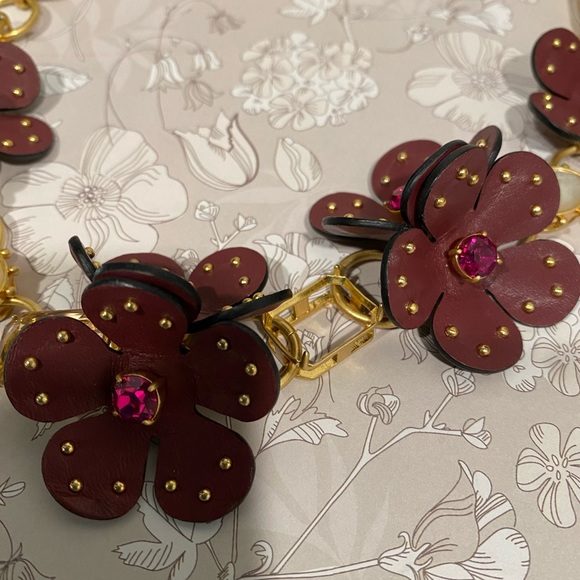 Kate Spade Floral Flower Blooming Bling Leather - Picture 3 of 3